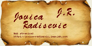 Jovica Radišević vizit kartica